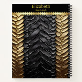 Snakeskin：まだ素晴らし致命的な美しい ノートブック (裏面)