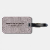 Snakeskin Beige Patternラゲッジタグ ラゲッジタグ (裏面横)