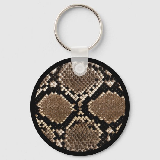 Snakeskin Pattern父の日キーチェーン キーホルダー (正面)