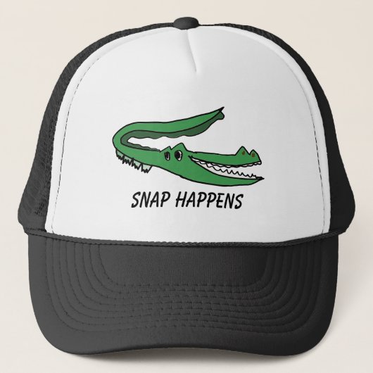 Snap Occurs Trucker Hat – ニューロダイバーズ誇りを持ったと キャップ (正面)