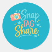 Snap Tag Share ステッカー (正面)