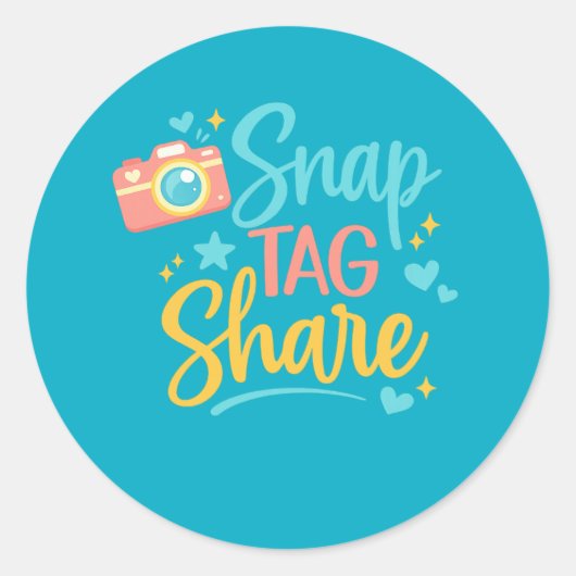 Snap Tag Share ステッカー (正面)