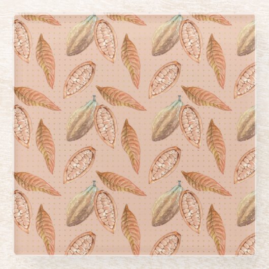 Snapdragon Flower ガラスコースター (正面)