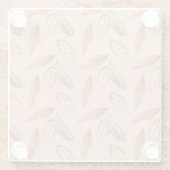 Snapdragon Flower ガラスコースター (裏面)