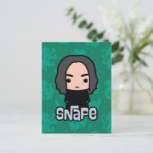 Snape Cartoon Character Art教授 ポストカード (スタンド正面)
