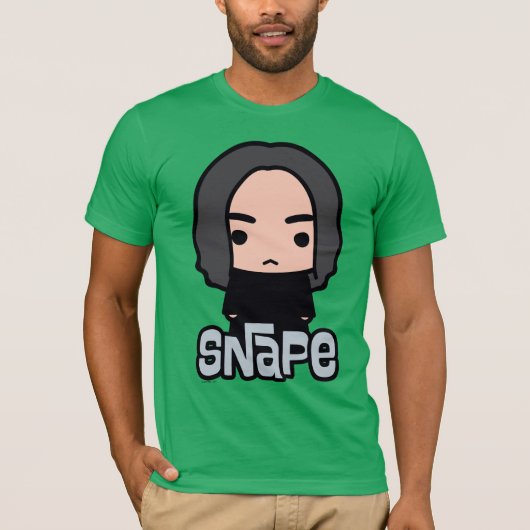 Snape Cartoon Character Art教授 Tシャツ (正面)