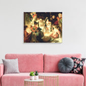 Snapp Apple Night (詳細) 3 キャンバスプリント (インサイチュ (リビング))