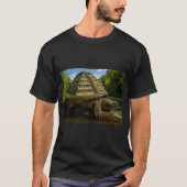 Snappingurtle with Pyramid of the Niches Shell fri Tシャツ (正面)