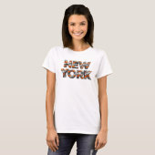 Snappy Orange NEW YORK オリジナルTシャツ Tシャツ (正面フル)