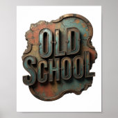 Snappy Silver OLD SCHOOL プリント (正面)