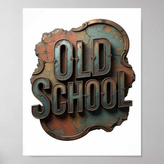 Snappy Silver OLD SCHOOL プリント (正面)