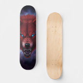 Snaring red wolf Skateboard スケートボード (正面)