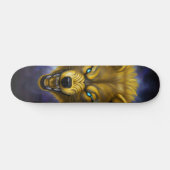 Snaring yellow wolf Skateboard スケートボード (横)