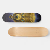 Snaring yellow wolf Skateboard スケートボード (横)