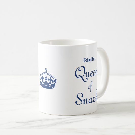 Snarkのコーヒーカップの女王を見て下さい コーヒーマグカップ (正面右)