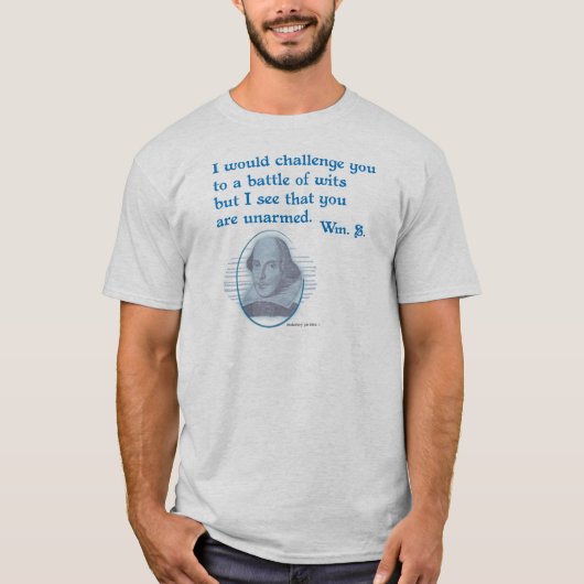 Snarkシェークスピアの非武装のウィット Tシャツ (正面)