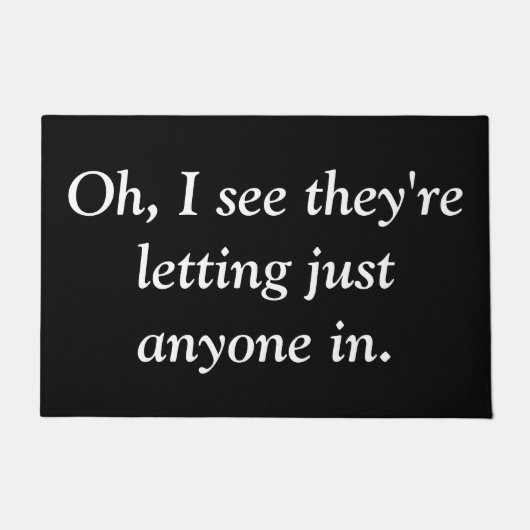 Snarkyのおもしろいな玄関マット ドアマット (正面)