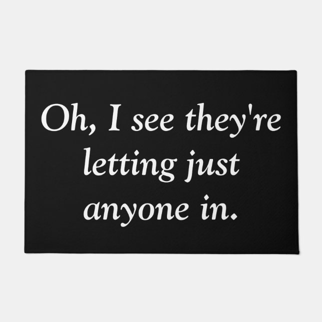 Snarkyのおもしろいな玄関マット ドアマット (正面)