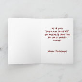 Snarkyのクリスマスを非常に持って下さい! シーズンカード (内部)