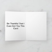 Snarkyのシベリアンハスキーのバースデー・カード カード (内部)