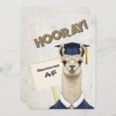 Snarky & Cute Graduation Cards - Llama & More シーズンカード (正面/裏面)