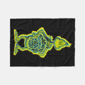 Snarky Funny Im Only Talking To My Dog T フリースブランケット (正面(横))