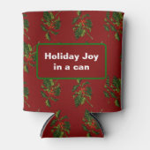 Snarky Holiday Holly 缶クーラー (正面)