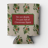 Snarky Holiday Holly Berry 缶クーラー (正面)