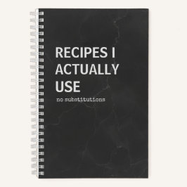 Snarky Recipe Book | キッチンノート ノートブック