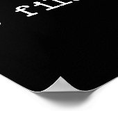 Snarky Sarcastic Quote Saying Gift No Filter  ポスター (角)