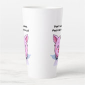 Snarky swine カフェラテマグ (正面)