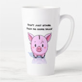 Snarky swine カフェラテマグ (右)