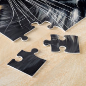 Snarling Tiger Personalized Name Gift ジグソーパズル (側面)