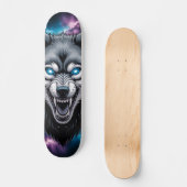  Snarling wolf head Skateboard  スケートボード (正面)