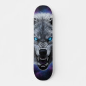  Snarling wolf head Skateboard  スケートボード (正面)