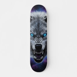  Snarling wolf head Skateboard  スケートボード