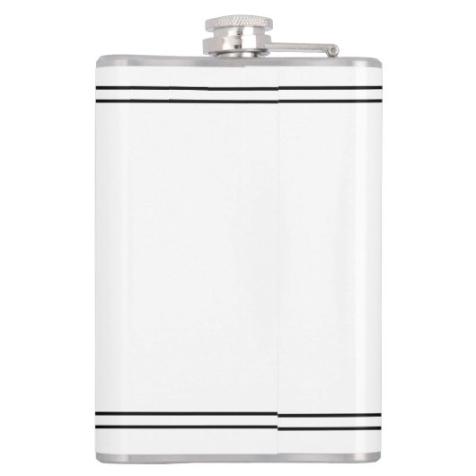 Snarling Wolf Personalized フラスク (裏面)