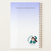 Snat (Snake + Cat) Purple Agenda プランナー手帳 (裏面)