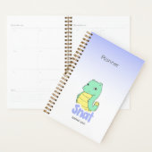 Snat (Snake + Cat) Purple Agenda プランナー手帳 (ディスプレー)