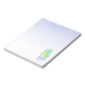 Snat (Snake + Cat) Purple Notepad ノートパッド (回転)