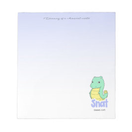Snat (Snake + Cat) Purple Notepad ノートパッド