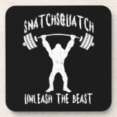 Snatchsquatch、漫画の大きな足、獣、ジおもしろいム コースター (正面)