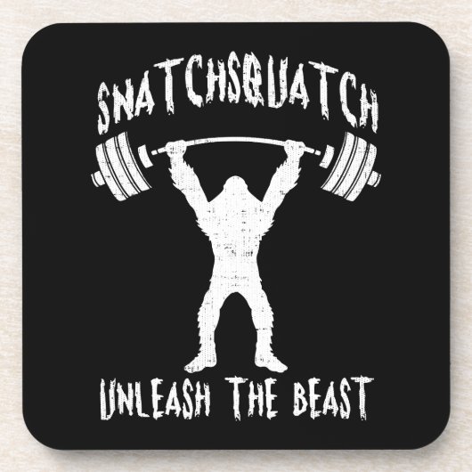 Snatchsquatch、漫画の大きな足、獣、ジおもしろいム コースター (正面)