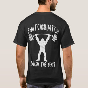 Snatchsquatch、漫画の大きな足、獣、ジおもしろいム Tシャツ