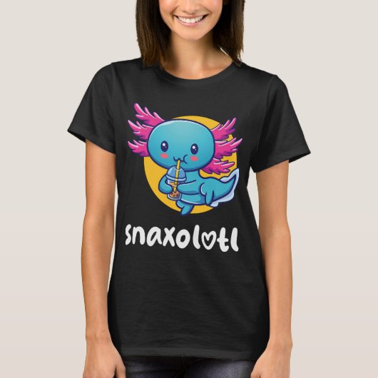 Snaxolotl (濃色用) tシャツ (正面)