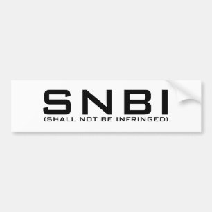 SNBIのバンパーステッカー バンパーステッカー