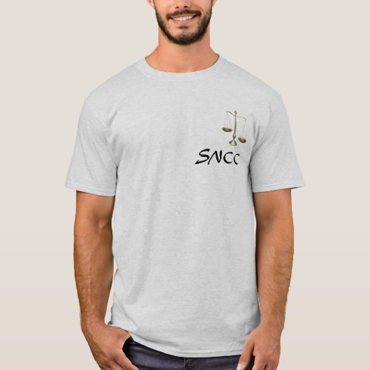 SNCCのワイシャツ Tシャツ (正面)