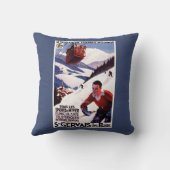 SNCFの鉄道のケーブル・カーの広告宣伝ポスター クッション (裏面)