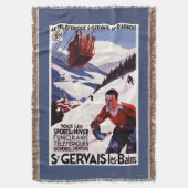 SNCFの鉄道のケーブル・カーの広告宣伝ポスター スローブランケット (正面縦)