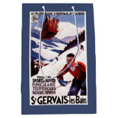 SNCFの鉄道のケーブル・カーの広告宣伝ポスター ミディアムペーパーバッグ (正面)